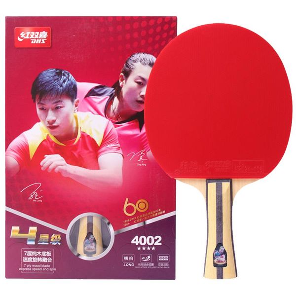 

table tennis raquets original dhs t3002 t4002 racket finished rackets racquet sports pong paddles