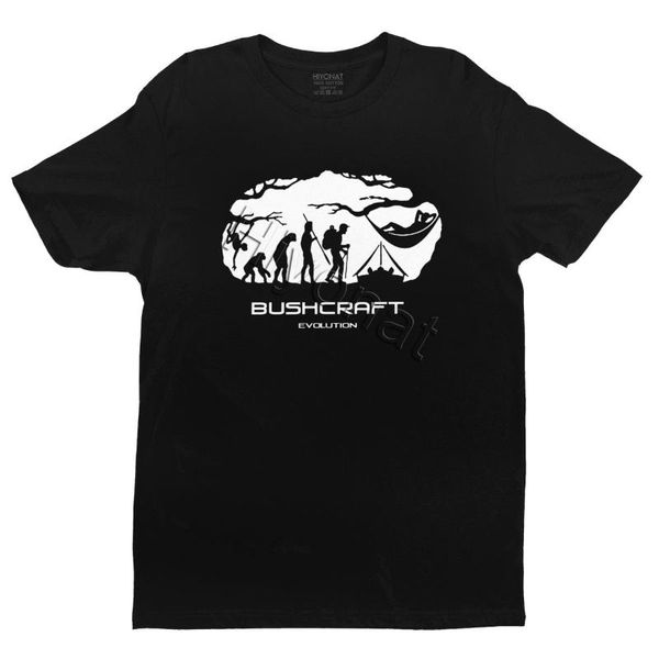 

men's t-shirts survival bushcraft hammocking evolution t-shirt men cotton camping mountain travel wild tee short sleeve urban tshirt m, White;black