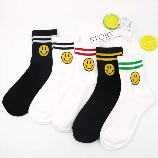 

cotton autumn winter fashion version bars smiling face, Black;white