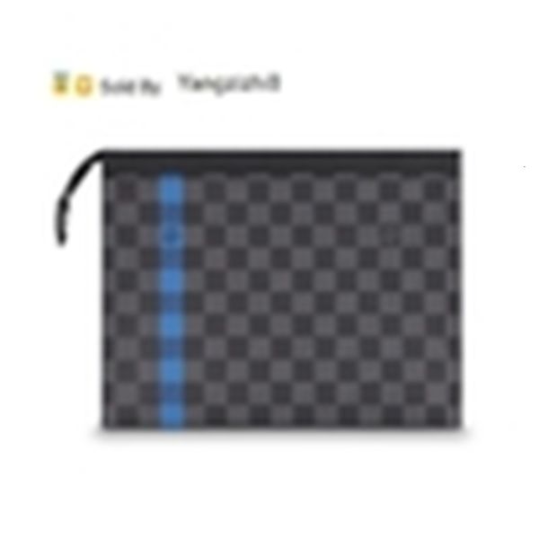

yangzizhi8 men voyage mm n64444 pochette belt bags exotic leather bags iconic bags clutches portfolio wallets purse, Black;red