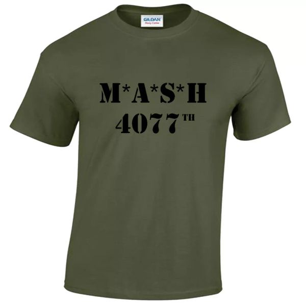 

Mesh 4077th mens t-shirt tv shows us program retro navy doctors, White;black