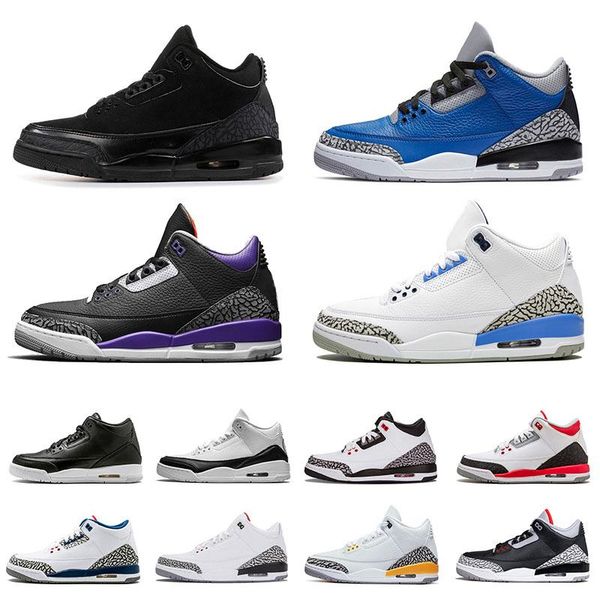 

jumpman 3 3s mens casual sport shoes varsity royal unc white cement cool grey black cat men women sneakers trainers