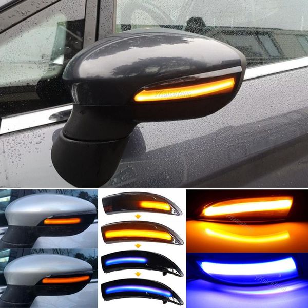 

emergency lights 2pcs led dynamic turn signal light side mirror sequential indicator blinker lamp for fiesta 6 vi /uk 7 b-max 2008-