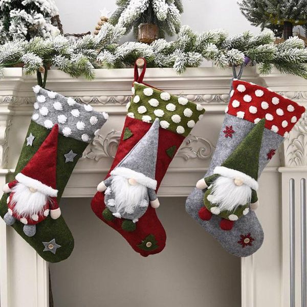

christmas decorations stocking gift bag candy socks decoration