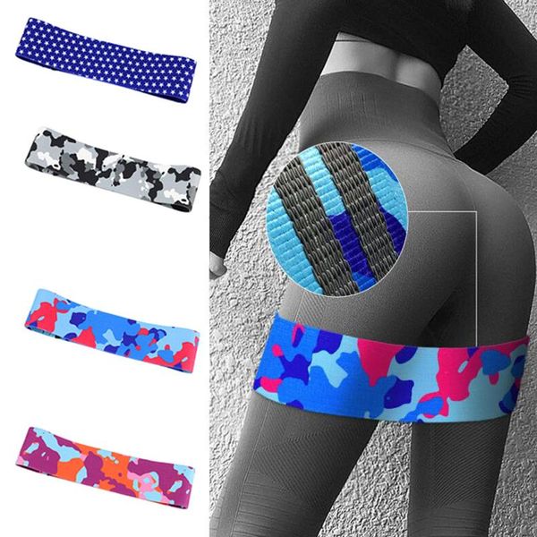 

printed pattern hip resistance bands booty leg exercise elastic for fitness gym yoga stretching training workout equipment stripes