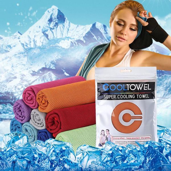

towel cold running sweat absorbing sports cooling summer customized