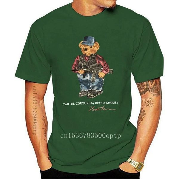 Мужские футболки EL Chopo Narco с капюшоном, винтажным футболкой, S-2XL Top, перепечатка, модная уличная одежда, новинка