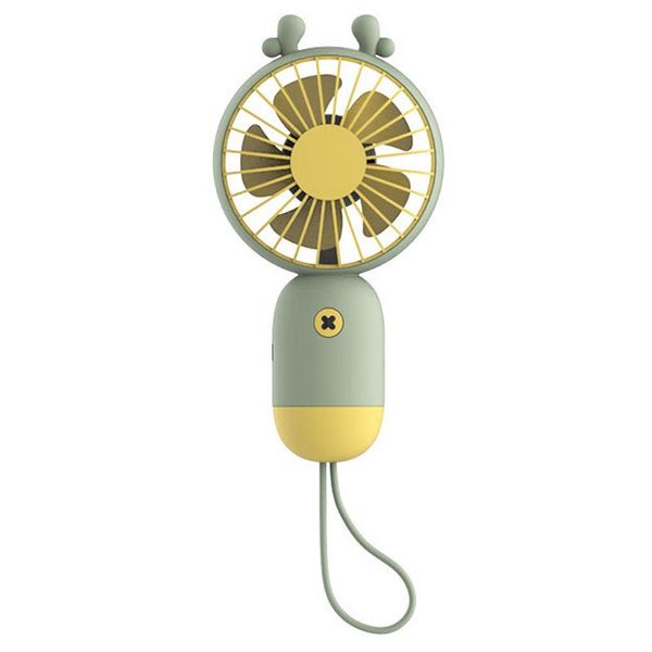 

electric fans portable handheld fan 3-speed mini usb rechargeable with 500mah power bank battery cooling