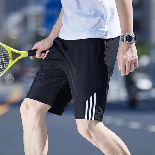 

sports shorts men's loose youth casual pants summer thin fashion versatile capris boys, White;black