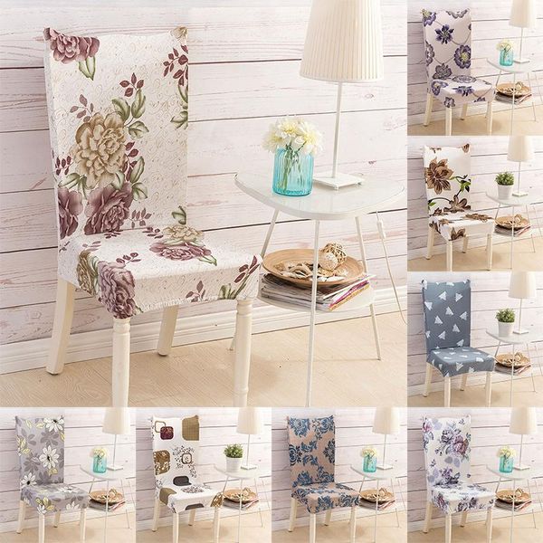 

chair covers decoruhome removable stretch spandex elastic flower cover protector for wedding&banquet washable seat