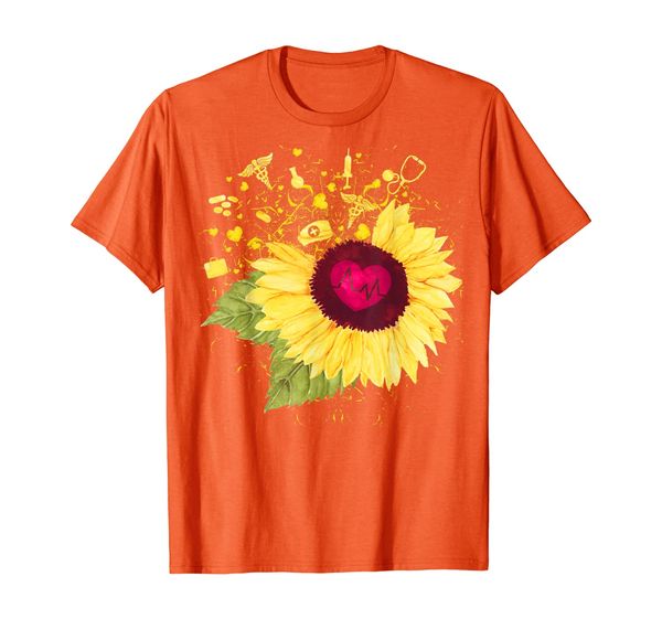 

Sunflower Nurse T-Shirt Funny Men Women Gift for Nurses, Mainly pictures