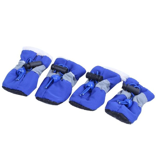 

dog apparel winter warm shoes for dogs anti-slip booties portable small large sport blue 3