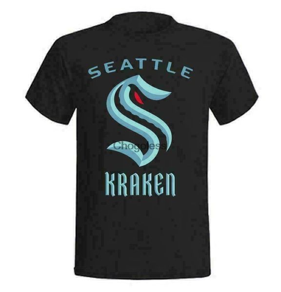 

men's t-shirts liberen al kraken 1seattle hockey sobre hielo negro hecho a mano camiseta tamaÃ±o s-5xl, White;black