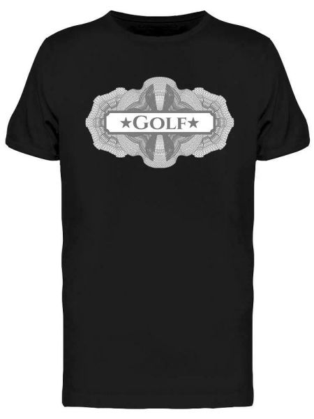 

Golf Money Style Tee Men's -Image by Shutterstock, White;black