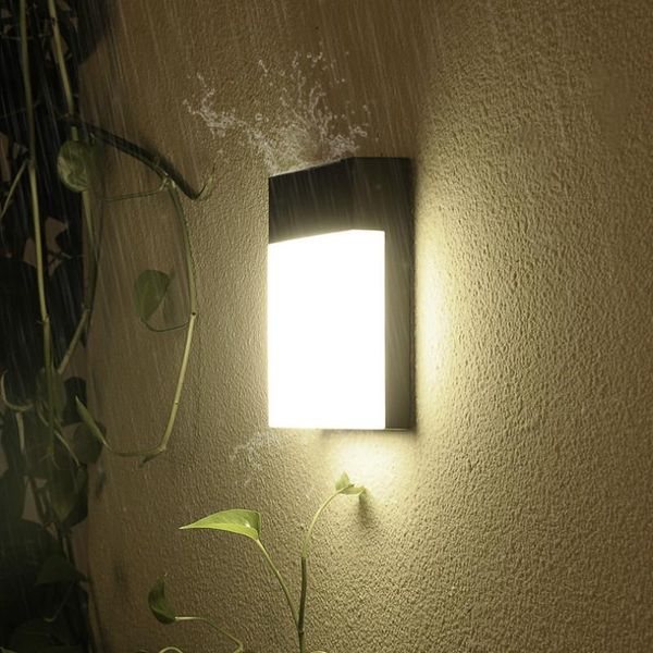 

wall lamp outdoor led cube garden modern doorway staircase aisle decorative lighting waterproof