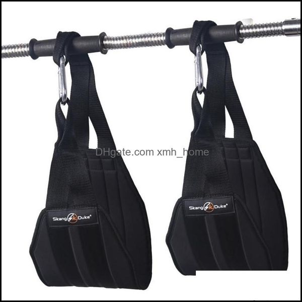 

elbow safety athletic outdoor as sports outdoorselbow & knee pads fitness chin-up bar pullup heavy duty muscle training support belt ab slin, Black;gray