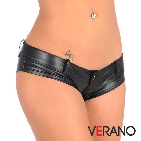 

women's panties leather plus size women lingerie wholesale lots bulk briefs underwear lingrie wetlook mini tanga shorts, Black;pink