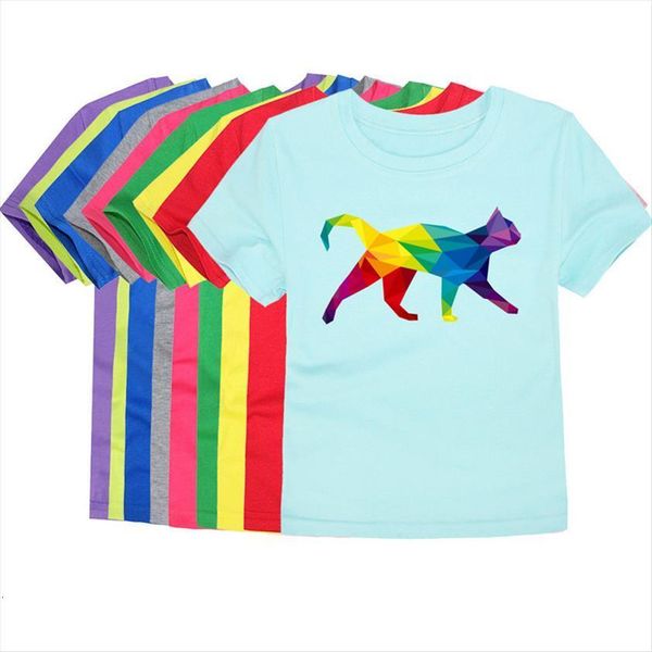 

kids t shirt summer girls boy shirts for boys 2 3 4 5 6 7 8 9 10 11 12, Blue