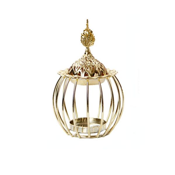 

fragrance lamps incense burner wire tea light candle holder metal wax cup deskdecoration european style burners 2022