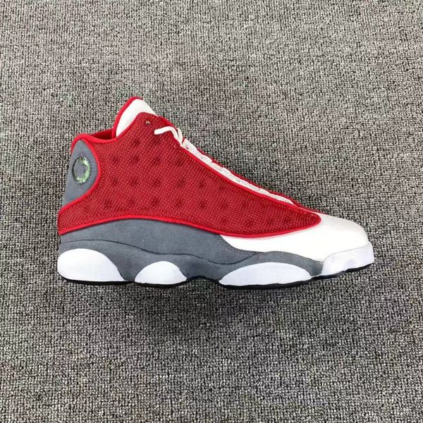 

jumpman 13 13s red flint men basketball shoes highest quality chert lime-white-black outdoor running trainers sports sneakers with box