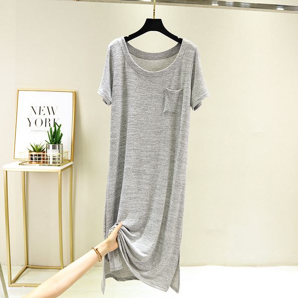 

2021 autumn new fashion night dress sleepwear women soft comfortable sleeping dress nighty long sleeve nightgownby air, Black;red
