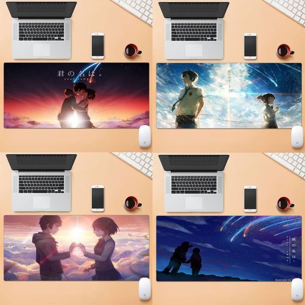 

mouse pads & wrist rests your name unique deskpad game mousepad large gaming lapxl non-slip rubber office computer