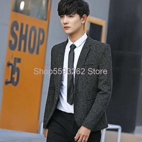 

men's suits & blazers suit slim fit small casual simple jacket, White;black