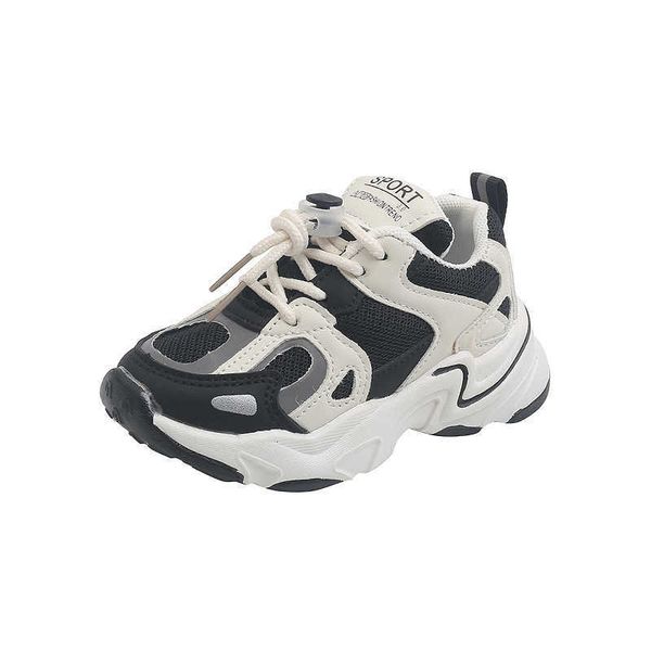 

cnfsnj new 2021 summer autumn boy pu leather sport shoe children fashion casual trainer baby girl brand black sneaker g1025, Black;red