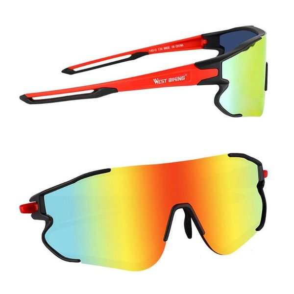 

outdoor eyewear fashion cycling glasses durable pc explosion-proof lenses professional polarized windproof flexible sunglasses