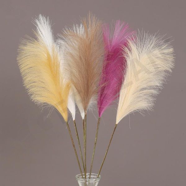 

decorative flowers & wreaths wild reed fake pampas grass artificial wedding indie room decor flores artificiales apartment decorating plants