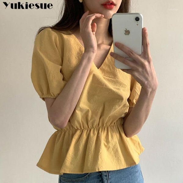 

woman blouses short sleeve summer women's shirt blouse for women blusas womens and chiffon shirts ladie's &, White