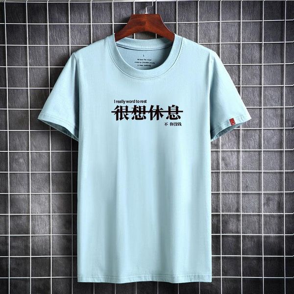 

summer men's t-shirt casual short-sleeved stitching for male solid color pullover clothing t-shirts, White;black