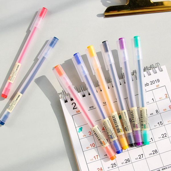 

gel pens 0.5mm colored ink pen school office supplies stationery for student