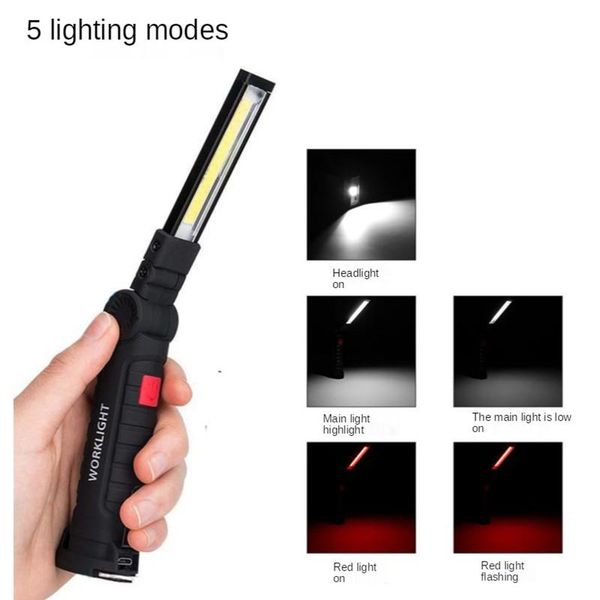 

portable usb rechargeable working light magnetic torch lamp for outdoor camping lantern powerful lanterns