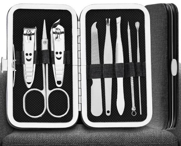 

nail art kits manicure tools wholesale clippers 8-piece suit set