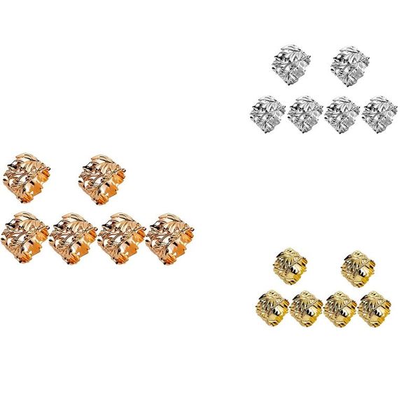 

napkin rings rings,leaf napkins set of 6 exquisite holders for easter,party,wedding dinner decor