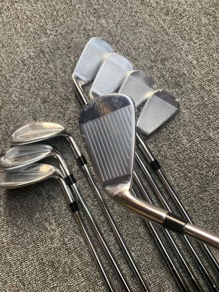 

golf clubs 8pcs jpx 921 irons jpx-921 5-9pgs regular/stiff steel/graphite shafts headcovers complete set of