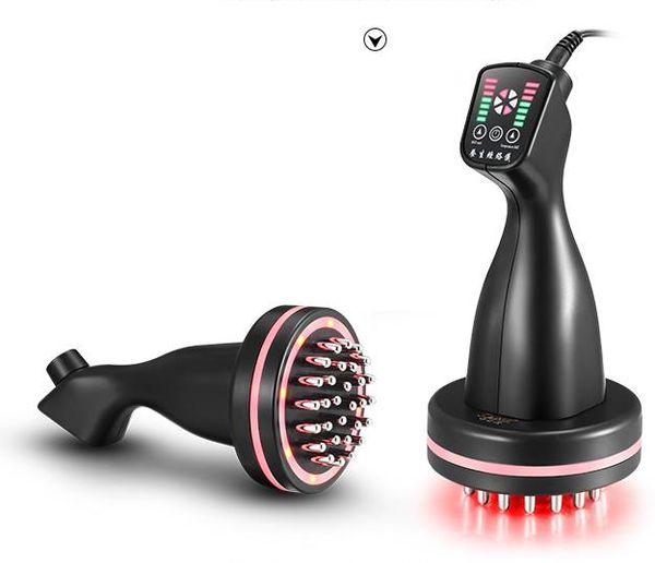 

microcurrent meridian scrape infrared body detoxification massage comb regimen dredging warm brush shape promote blood relaxing