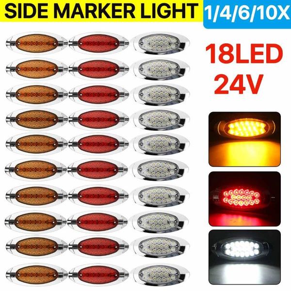 

emergency lights 24v led truck side marker car external warning tail light signal brake lamps trailer lorry bus caravan boat
