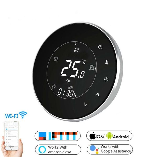 

smart home control wifi thermostat temperature controller water electric warm floor heating gas boiler works with echo google tuya