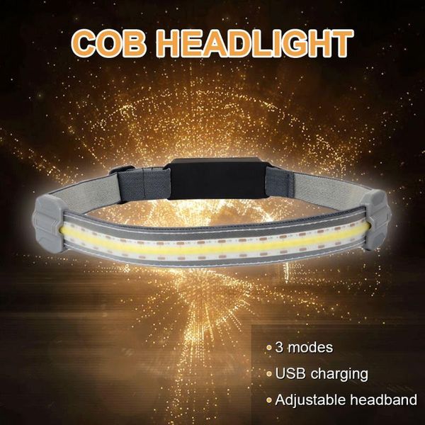 

led headlamp built-in battery rechargeable headlight head waterproof lamp white & red lighting for camping working headlamps