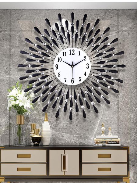 

wall clocks simple clock living room decoration mute table personality home modern european quartz