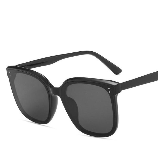 

sunglasses 2021 korean version of the big box fashion trend ink mirror net red rice nail, White;black