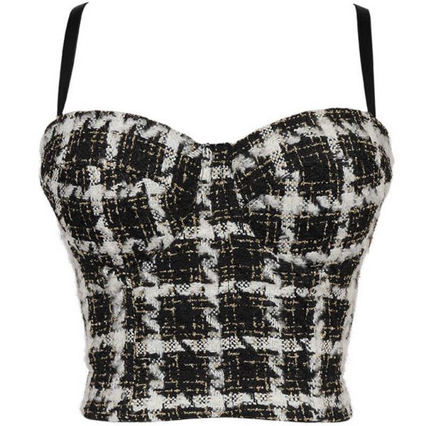 Женщины верхний толчок бюстгальтерской культуры сексуальные элегантные Camis Party Club Collection Vest S 210527