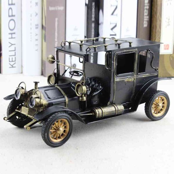 

tin classic car model metal crafts pgraphy coffee bar home furnishings