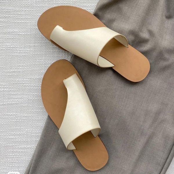 

slippers shoes women flat slides rubber flip flops pantofle low soft summer hawaiian 2021 rome hoof heels pu fabric concise, Black