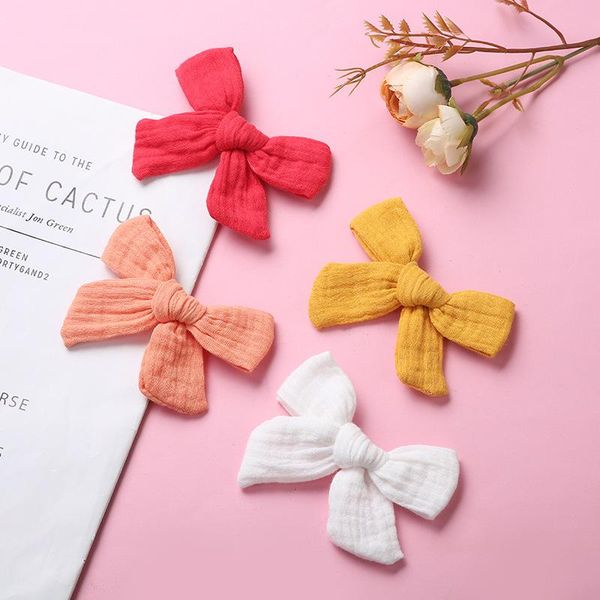 

hair accessories baby hairclips nylon gilrs pure cotton hairpin candy color children spring outdoor barrettes lovely toddler, Slivery;white