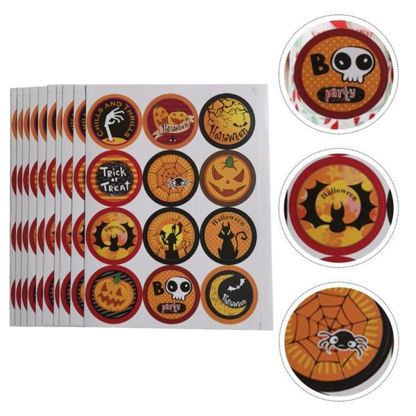 

gift wrap 40 sheets halloween adhesive sticker for baking decoration