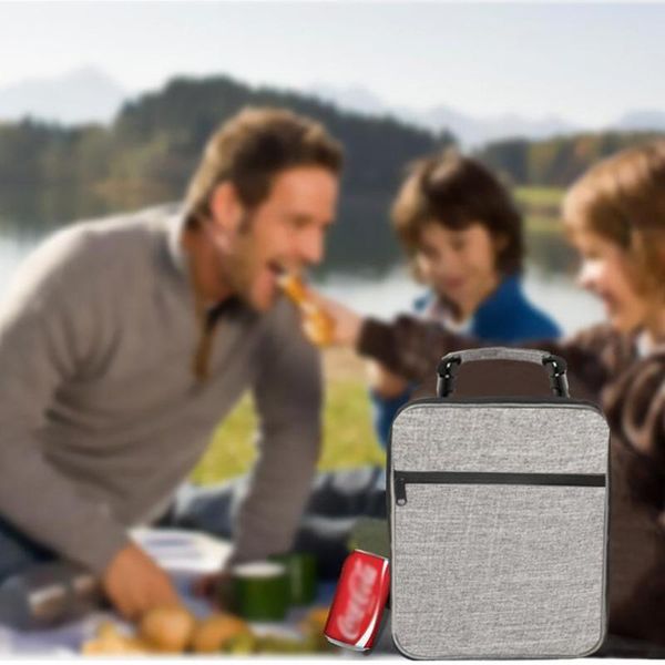 

dinnerware sets portable thermal insulated lunch box tote cooler handbag dinner container school storage bags for kids children