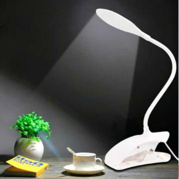 

table lamps usb powered 14 led clip book lamp bedroom bedside child eye protection learning curved desk abs material